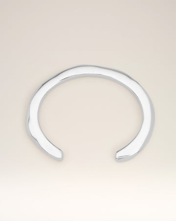 Silver Brass Dune Small Size Cuff