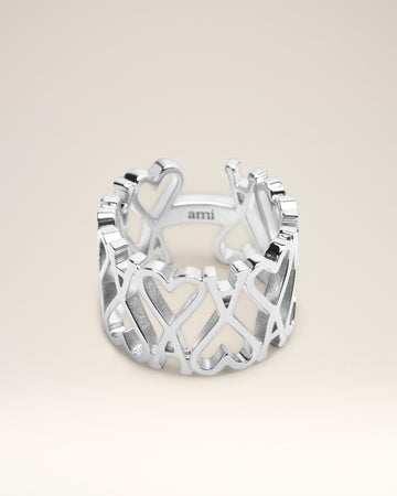 Silver Brass Ami de Coeur Ring