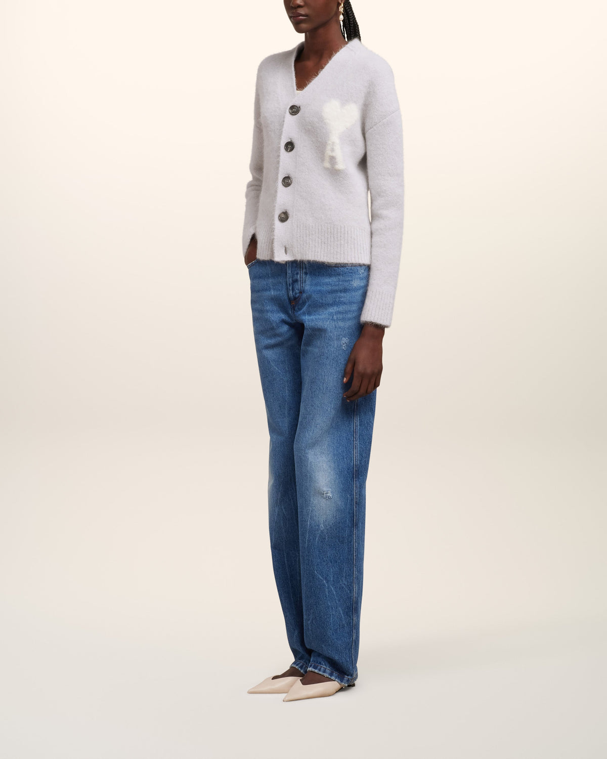 Cloudy Wool Ami de Coeur Cardigan