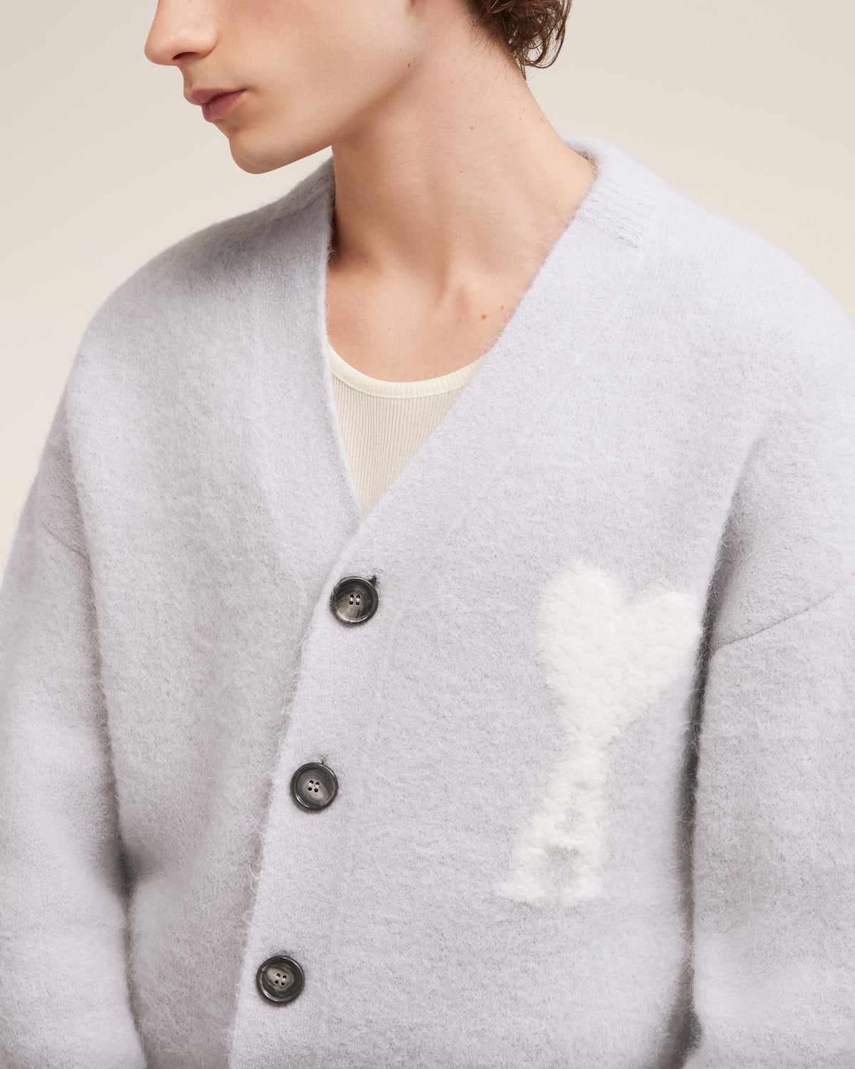 Cloudy Wool Ami de Coeur Cardigan