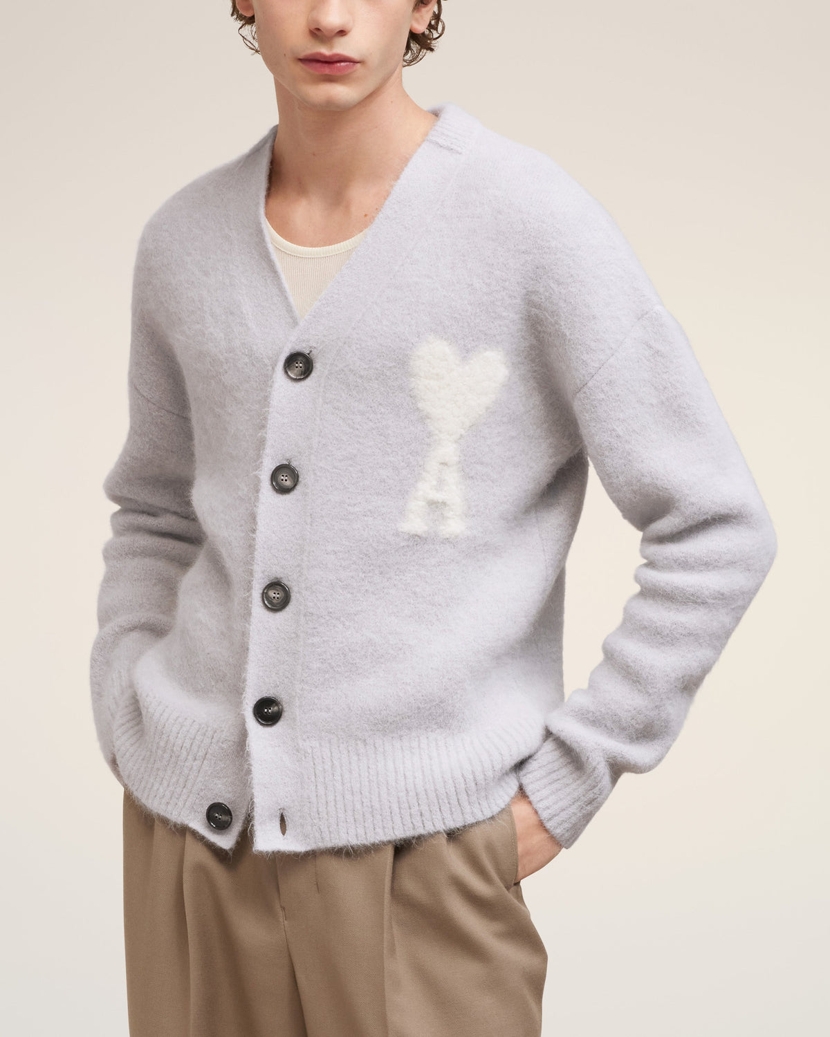 Cloudy Wool Ami de Coeur Cardigan