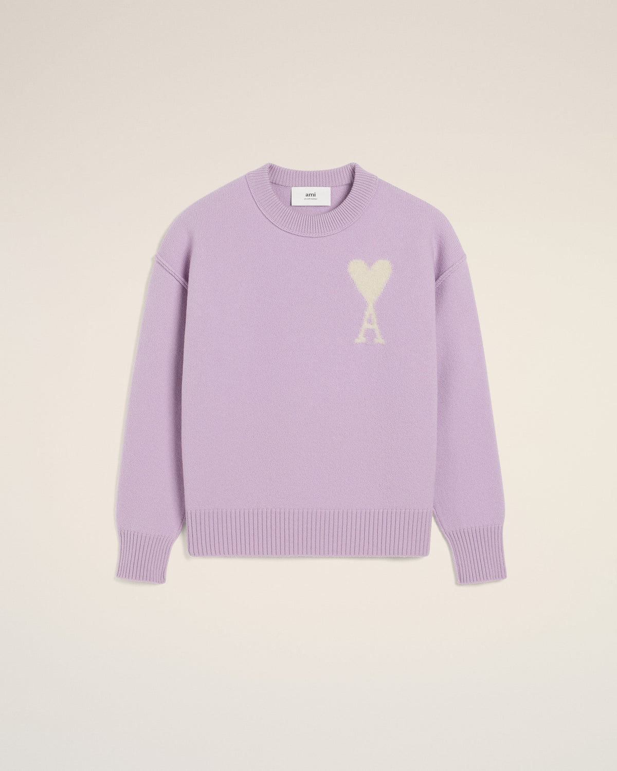 Purple Wool Ami de Coeur Sweater