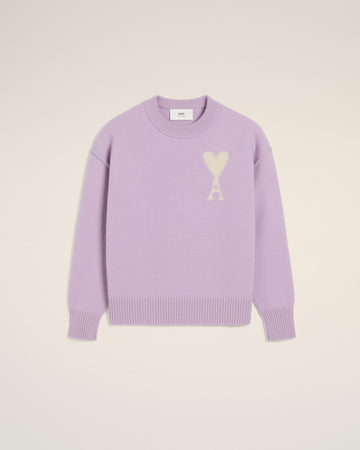 Purple Wool Ami de Coeur Sweater