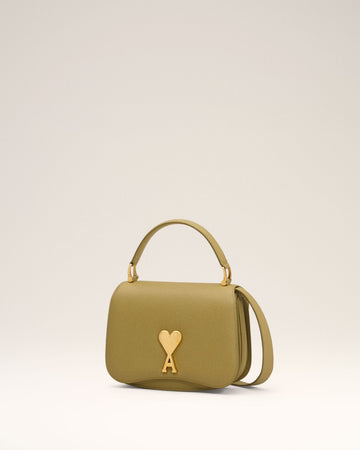 Yellow Leather Top Handle Paris Paris Bag
