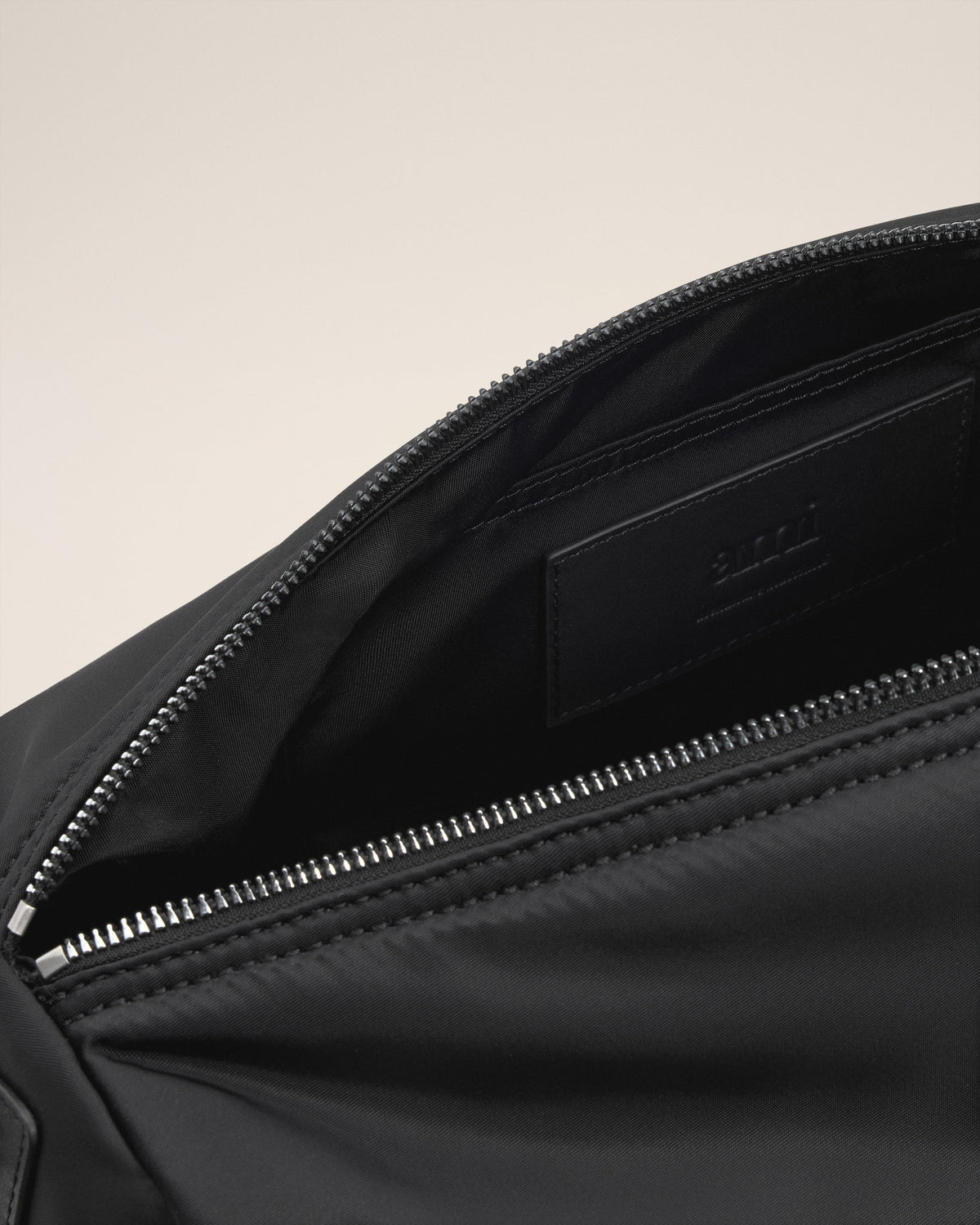 Black Nylon Canvas Large  Marcel Backpack