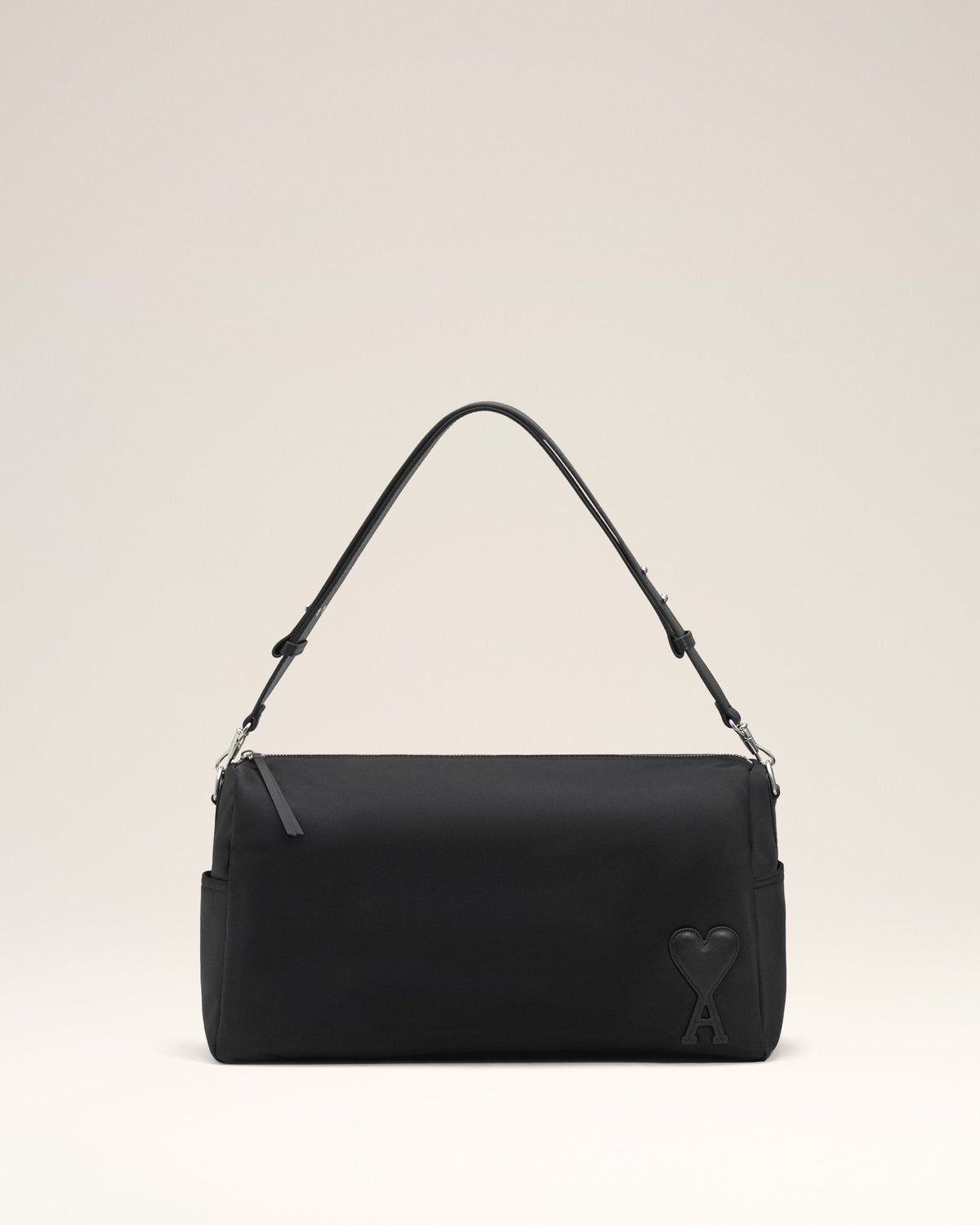 Black Nylon Canvas Large  Marcel Backpack
