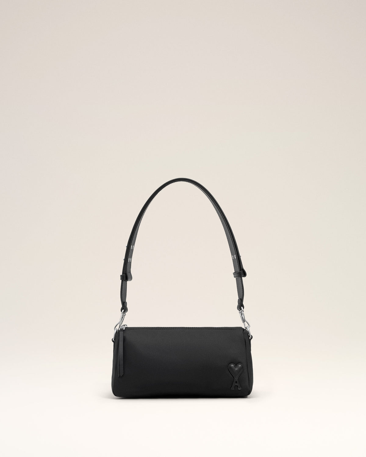 Black Nylon Marcel Bag