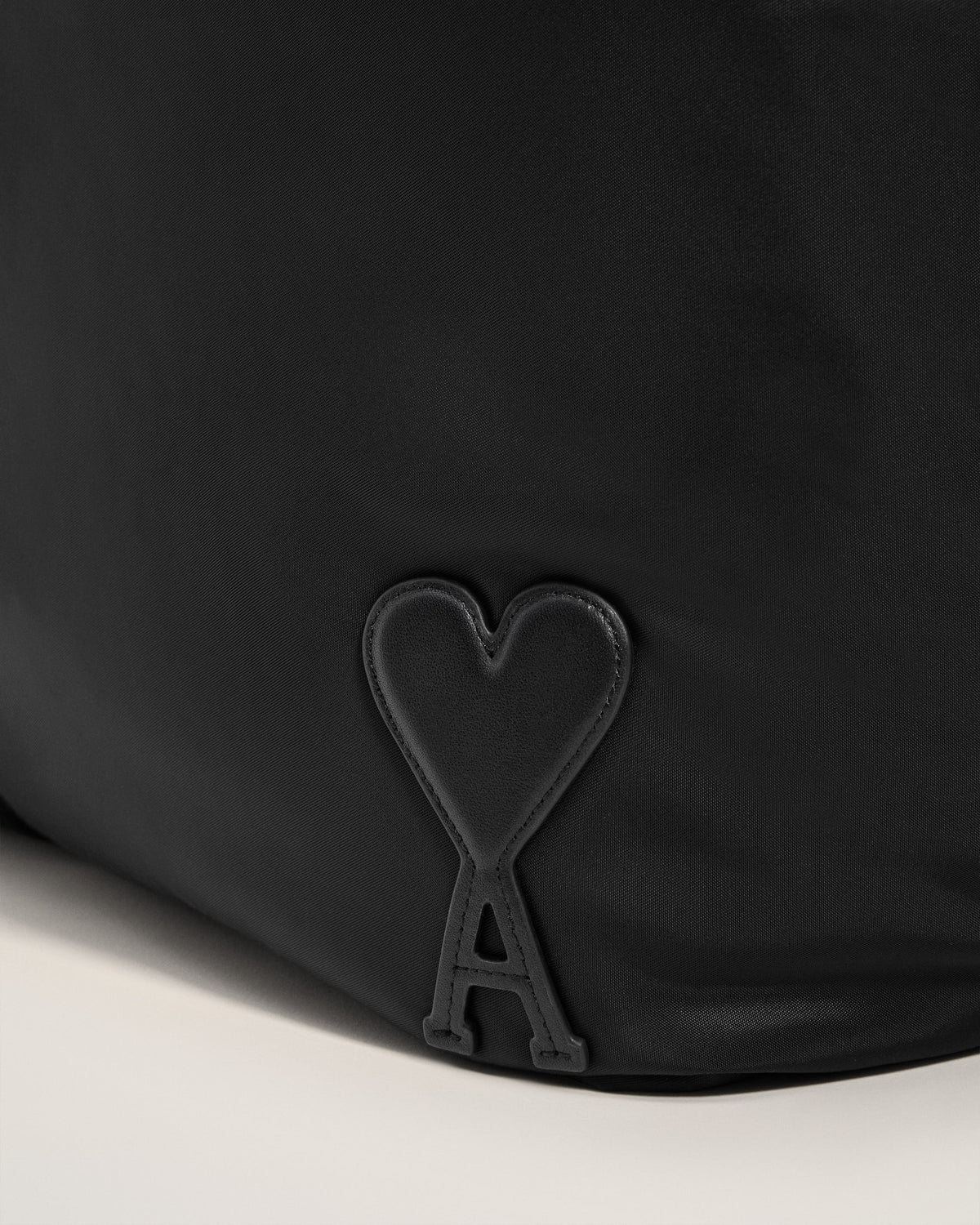 Black Nylon Canvas Marcel Shopping Bag