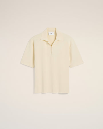 Beige Short Sleeve Polo