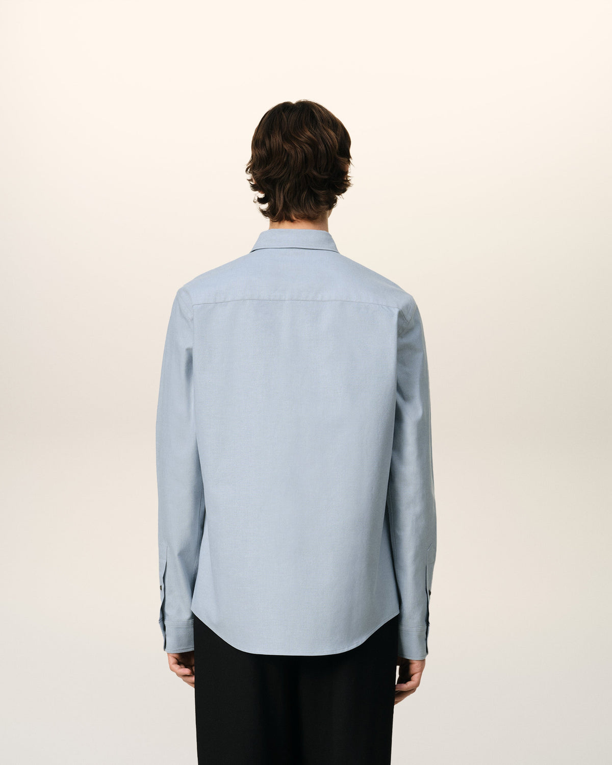Blue Cotton Button-Down Ami de Cœur Shirt
