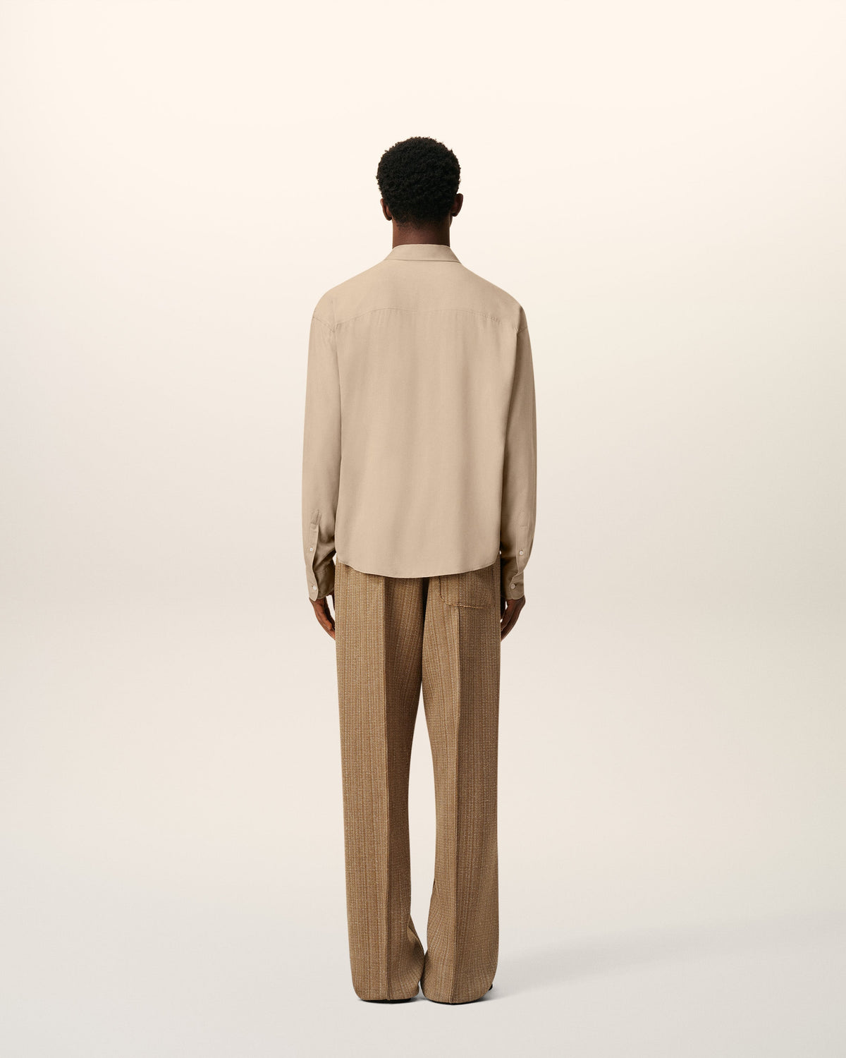 Beige Ami Boxy Shirt