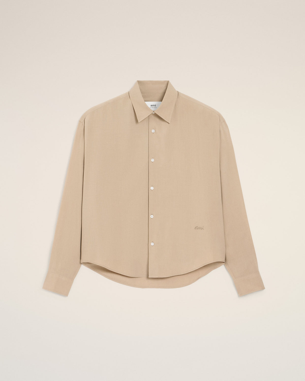 Beige Ami Boxy Shirt