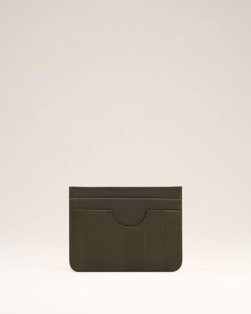 Green Leather Midi Card Holder