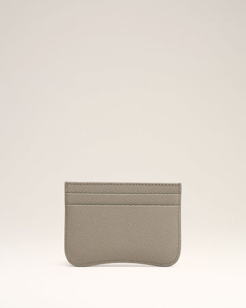 Grey Leather Paris Paris Card Holder