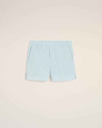 Blue Taffetas Short