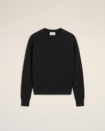 Black Cotton Ami de Coeur Sweatshirt