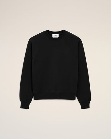 Black Cotton Ami De Coeur Sweatshirt