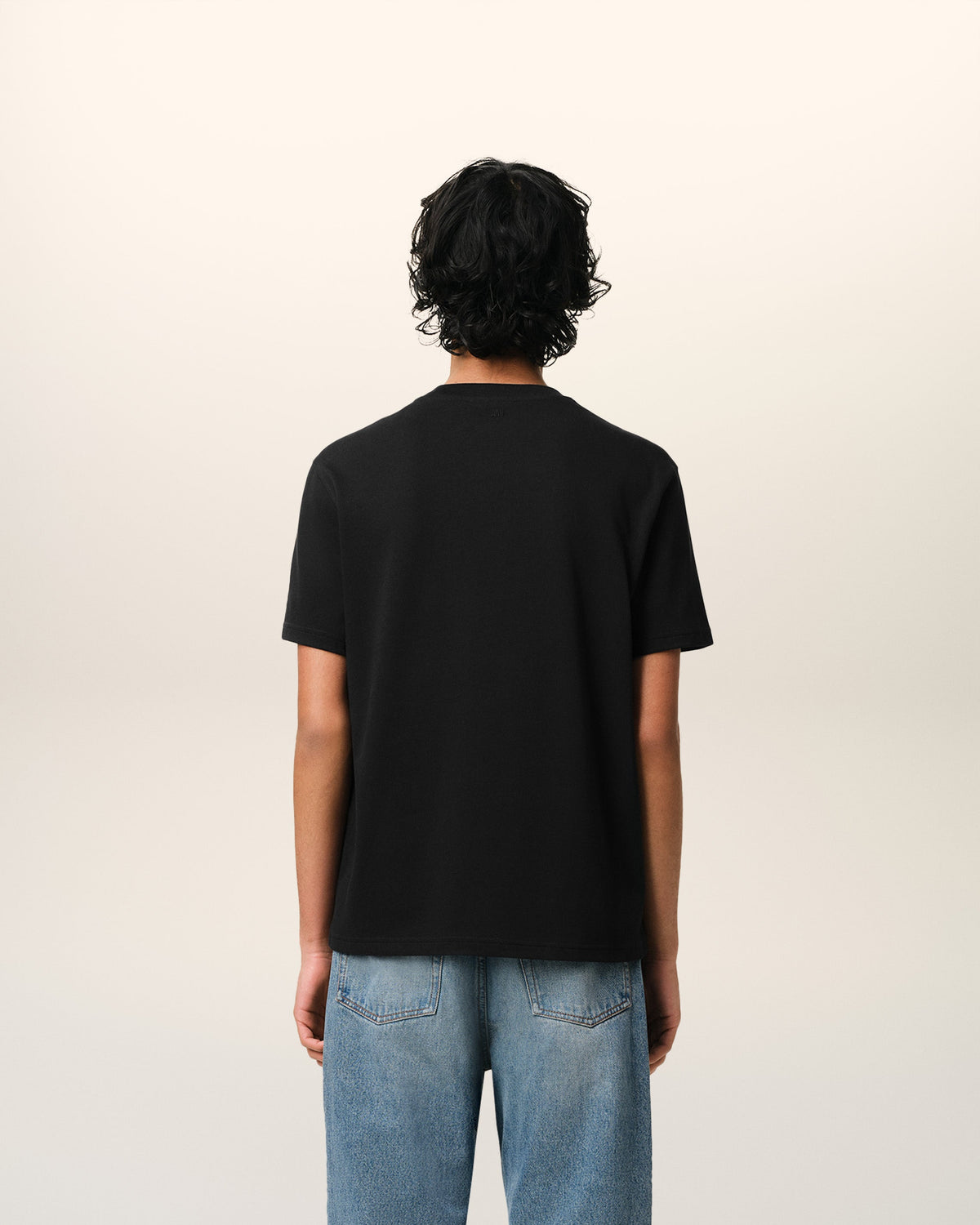 Black Organic Cotton Ami De Coeur T-shirt