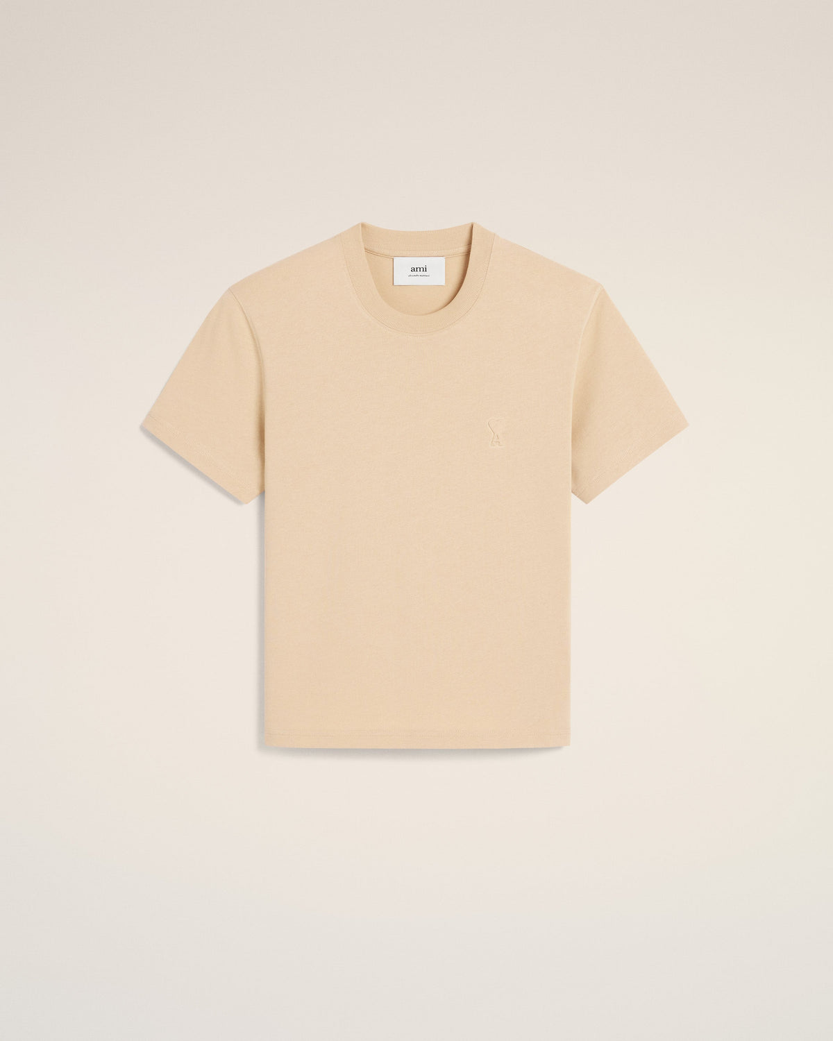 Beige Cotton Ami de Coeur T-Shirt