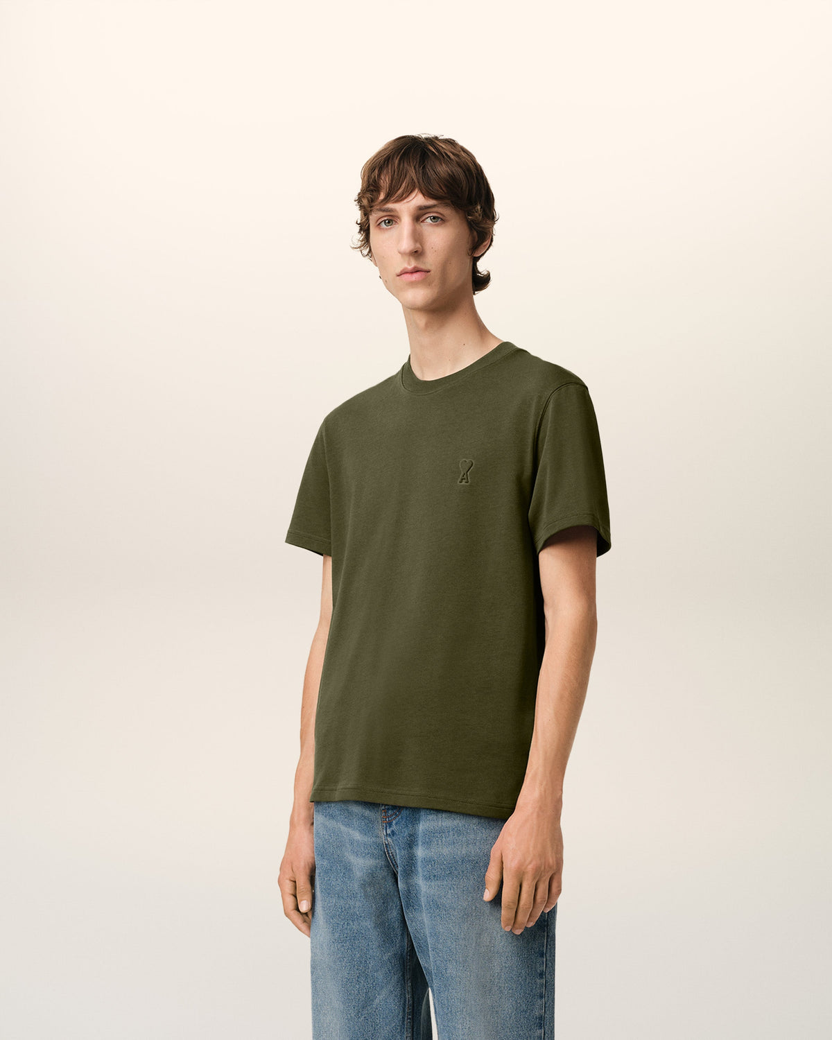 Green Cotton Ami de Coeur T-Shirt