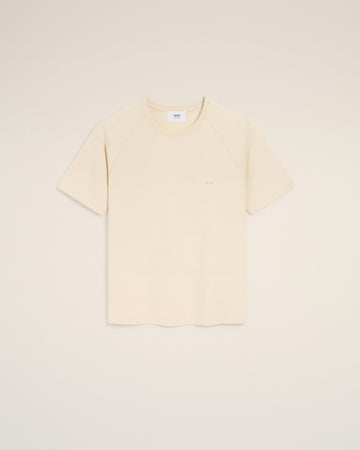 White Cotton Short Sleeves T-shirt