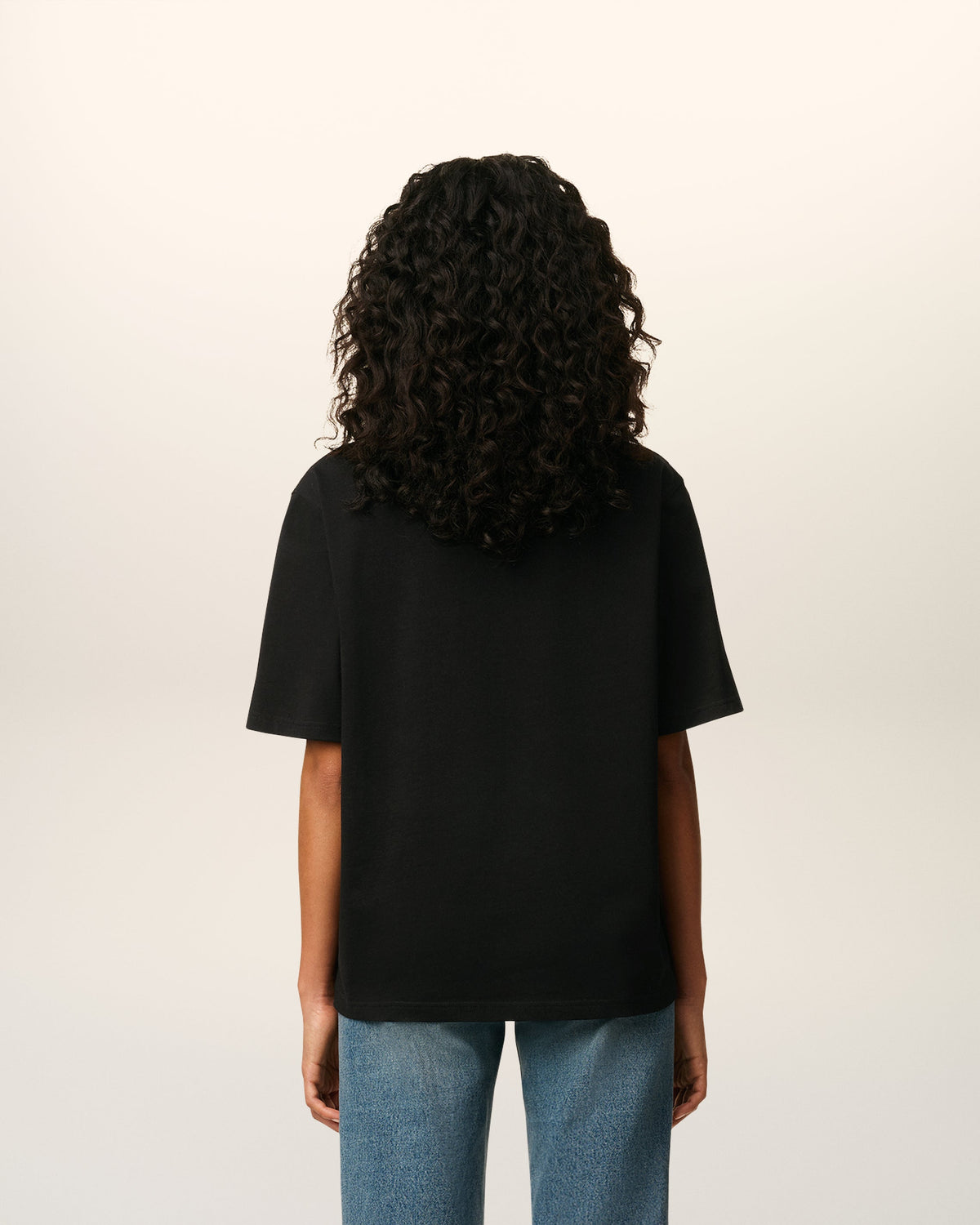 Black Cotton Ami De Coeur T-shirt