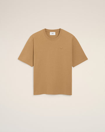 Brown Cotton Ami De Coeur Cosy Fit T-shirt